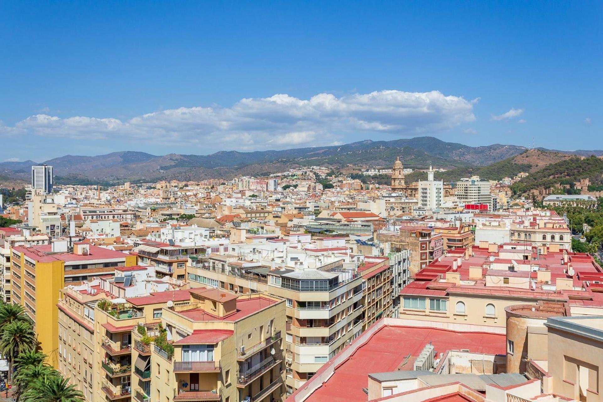 Apt Alameda De Colon Solo Familias Malaga Bagian luar foto